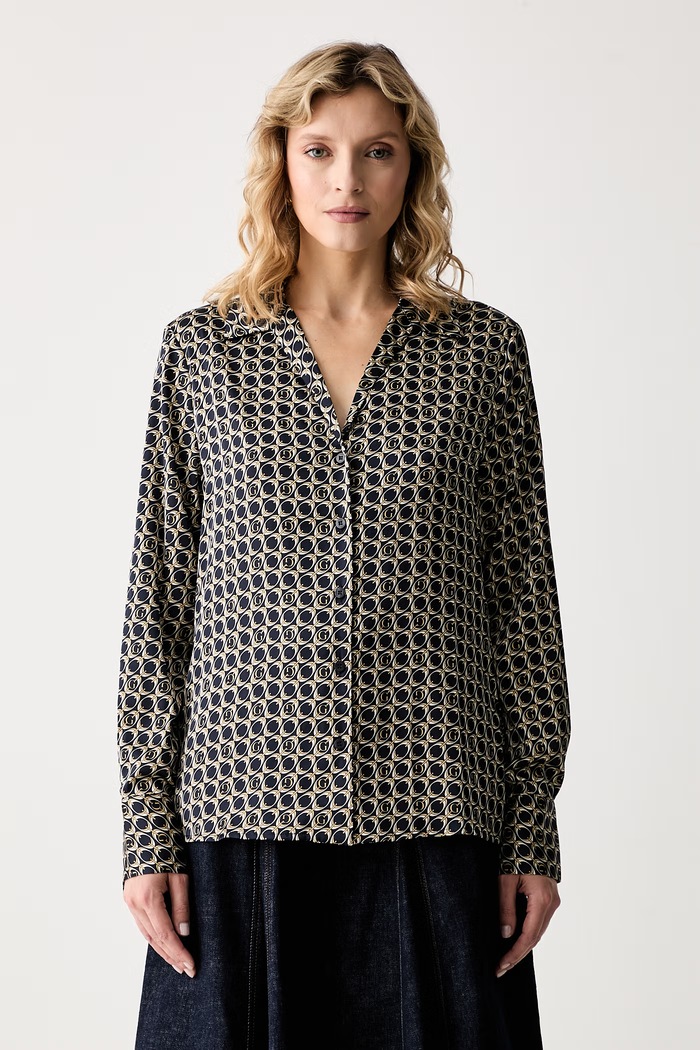 Guess πουκάμισο γυναικείο NEW CONCETTA μαύρο W6YH23.W2946