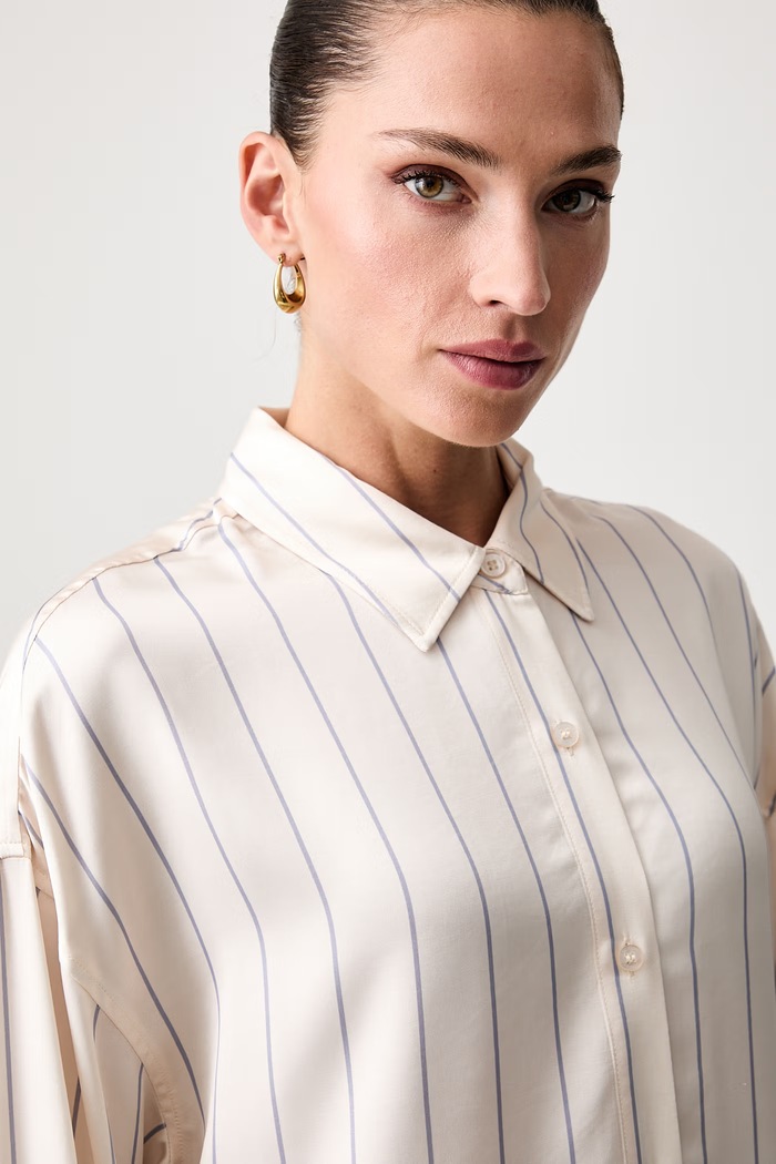 Guess рубашка для женщин с вискозой DOMINIQUE бежевый W6YH21.W2944