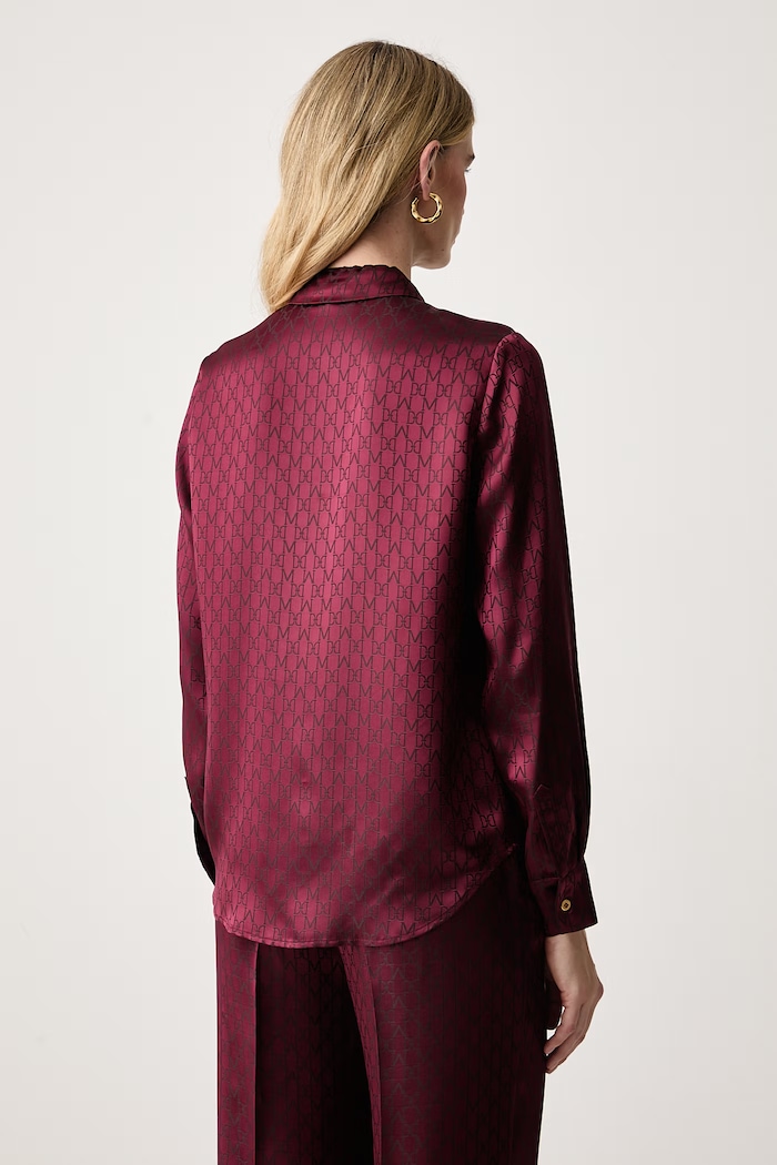 Odzież Marciano by Guess Koszula damska z wiskozą MELISSA G6BH09.W4874 bordowy