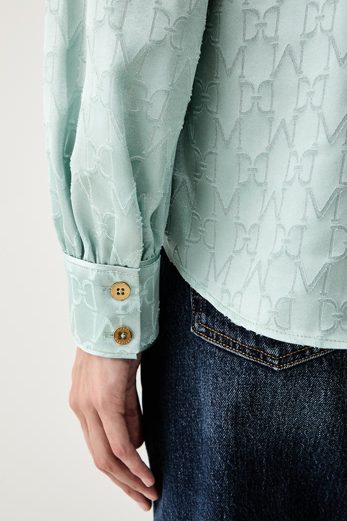 Marciano by Guess koszula damska z wiskozą HADIL G6YH17.W3248 turkusowy