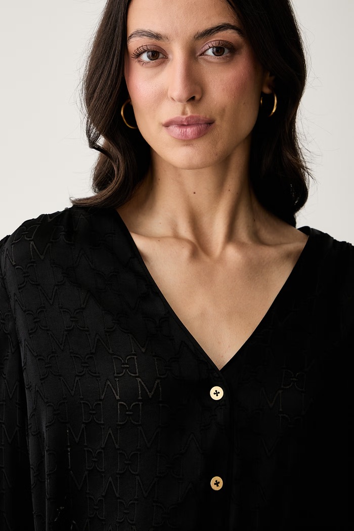 Marciano by Guess koszula damska z wiskozą HADIL czarny G6YH17.W3248