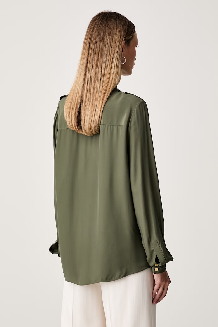 Oblečenie Marciano by Guess košeľa dámska s viskózou NORI G6YH12.W3138 zelená