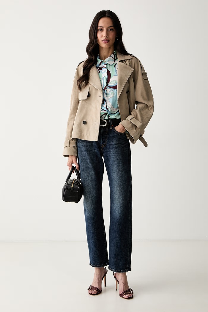 Marciano by Guess camicia da donna in viscosa MELISSA G6YH09.W3667 blu AW26
