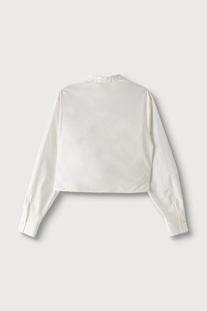 Elisabetta Franchi Košulja za djecu od pamuka EFCA300.0.CA235 bijela AW26