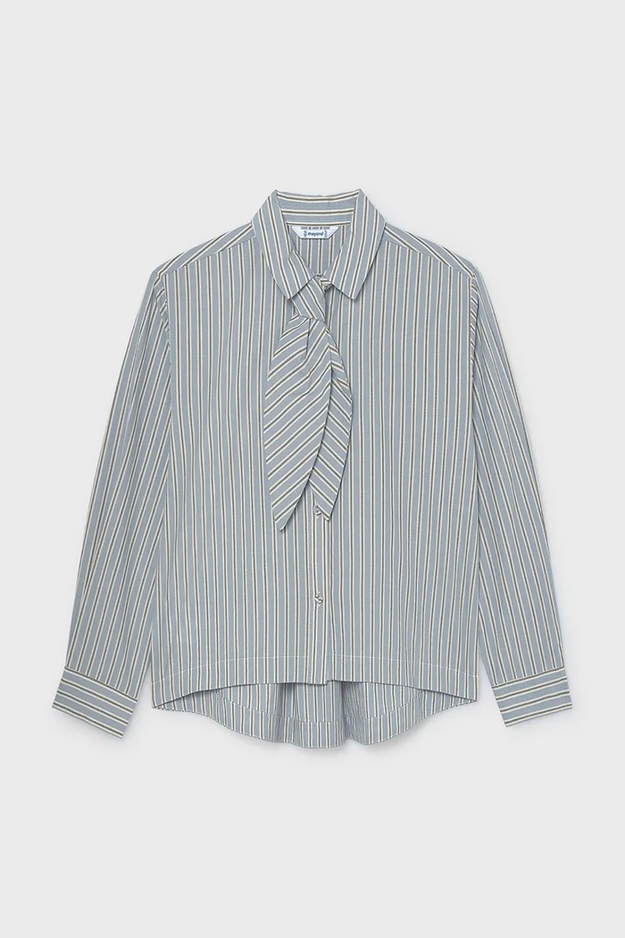 Mayoral Bluza za djecu od pamuka 7120.8F.Junior.9BY2 plava AW26