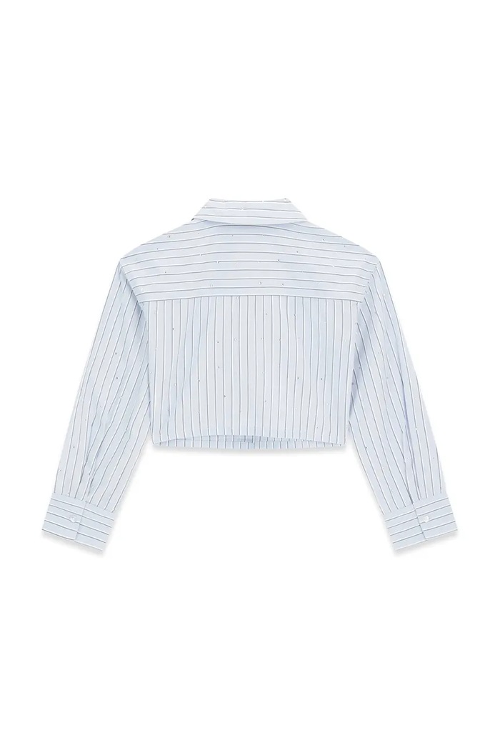 Guess Koszula dziecięca bawełniana J6YH01.W2642.9BY2 niebieski AW26