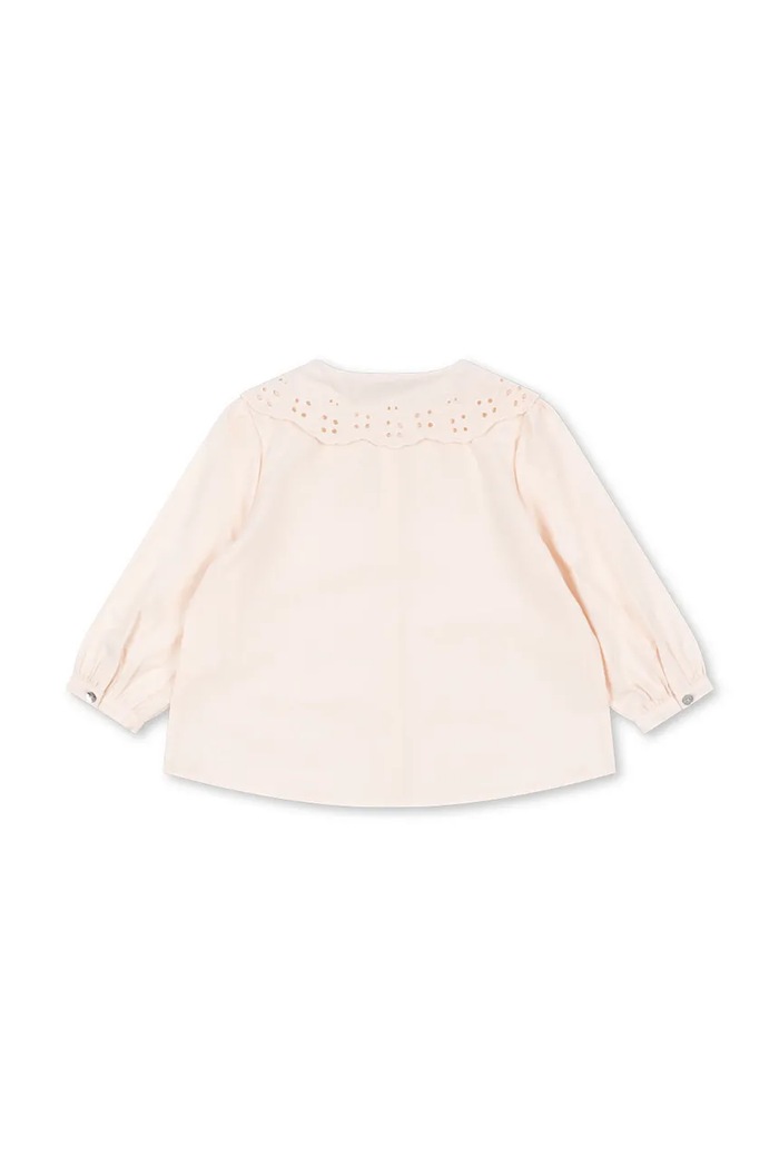Konges Sløjd Bluzka koszulowa dziecięca bawełniana RILO COLLAR SHIRT GOTS KS106211.9BY2 beżowy AW26