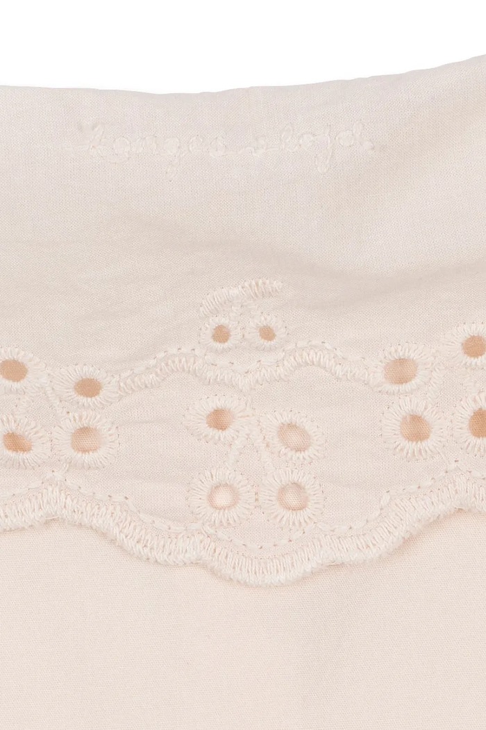 Chłopiec Konges Sløjd Bluzka koszulowa dziecięca bawełniana RILO COLLAR SHIRT GOTS KS106211.9BY2 beżowy