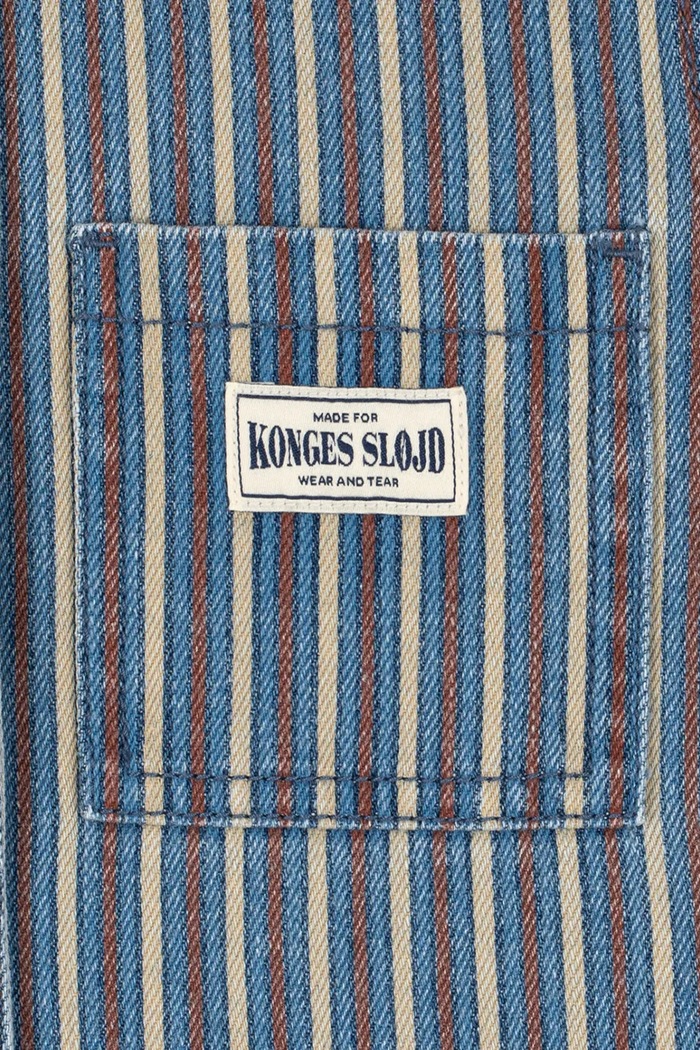 Koszula dziecięca bawełniana MAGOT SHIRT GOTS Konges Sløjd niebieski KS106138.9BY2