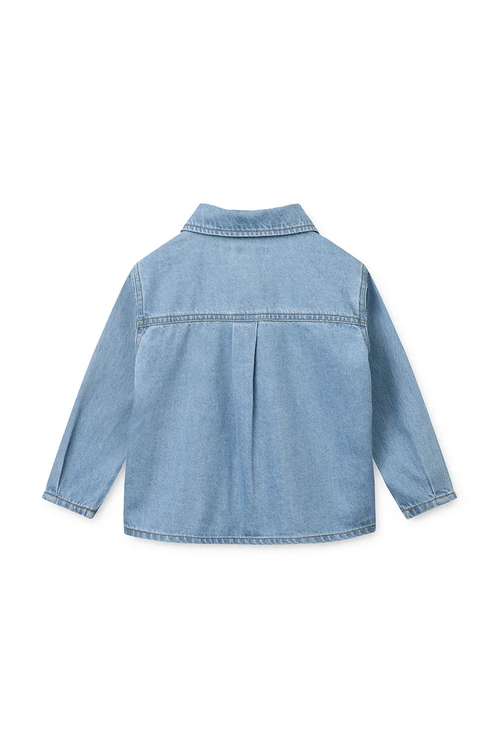 Chłopiec Liewood koszula dziecięca jeansowa Greg Light Denim Shirt LW20929.9BY2 niebieski