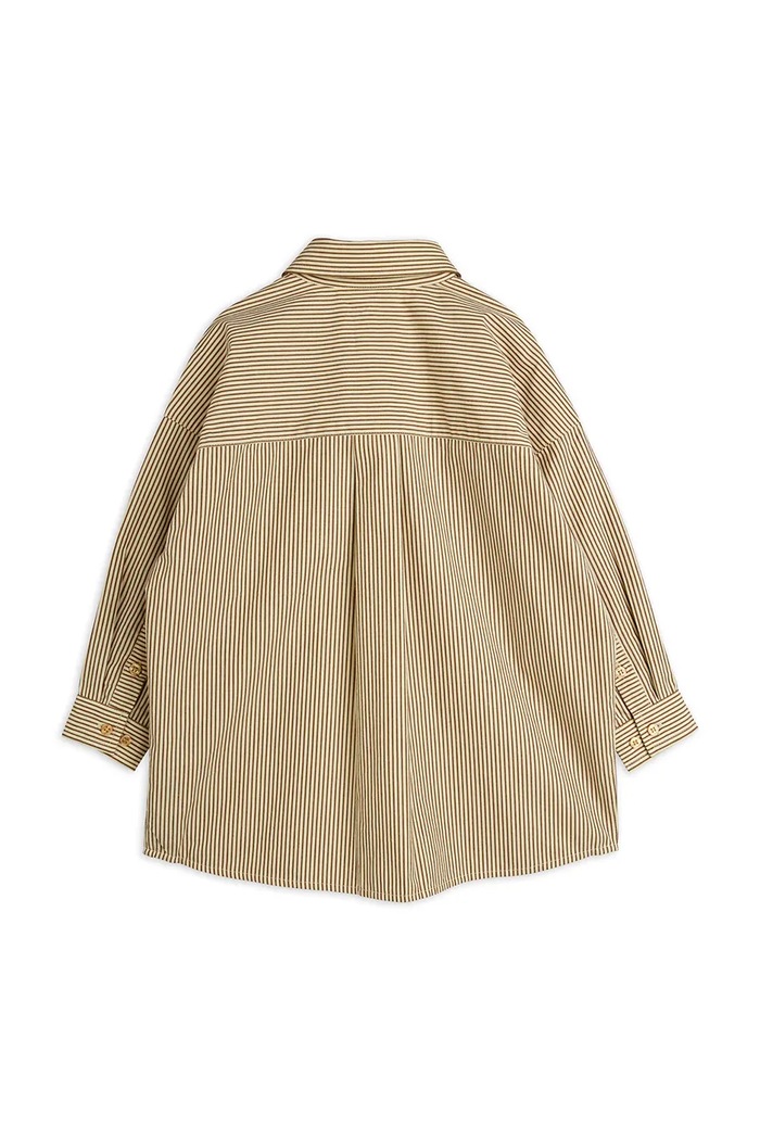 Deklice Mini Rodini srajca otroška bombažna Poplin 26620102 bež