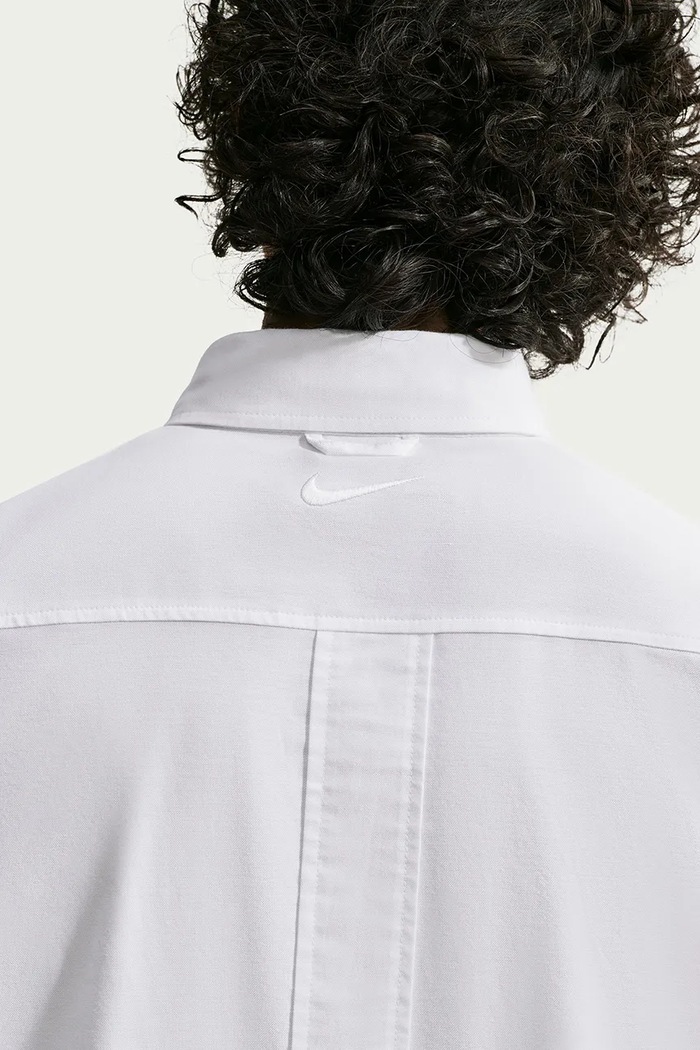 Koszula oxford męska bawełniana Club Rules Nike Sportswear biały IQ8428.100
