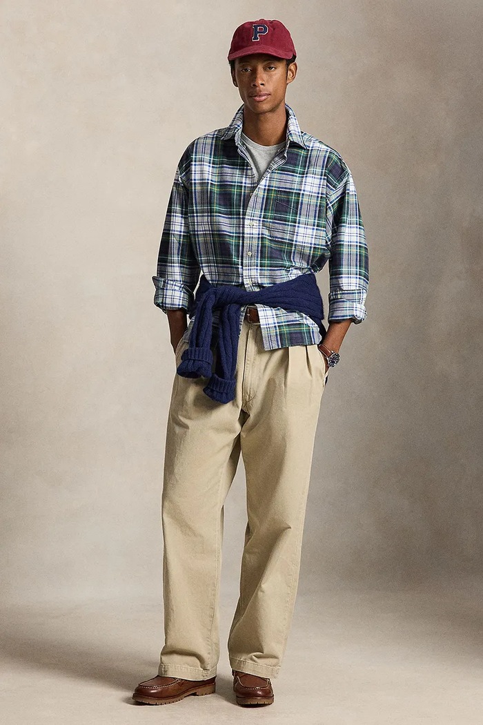 Oblečení Polo Ralph Lauren Oxfordská košile bavlněná pánská 710B23951001 vícebarevná