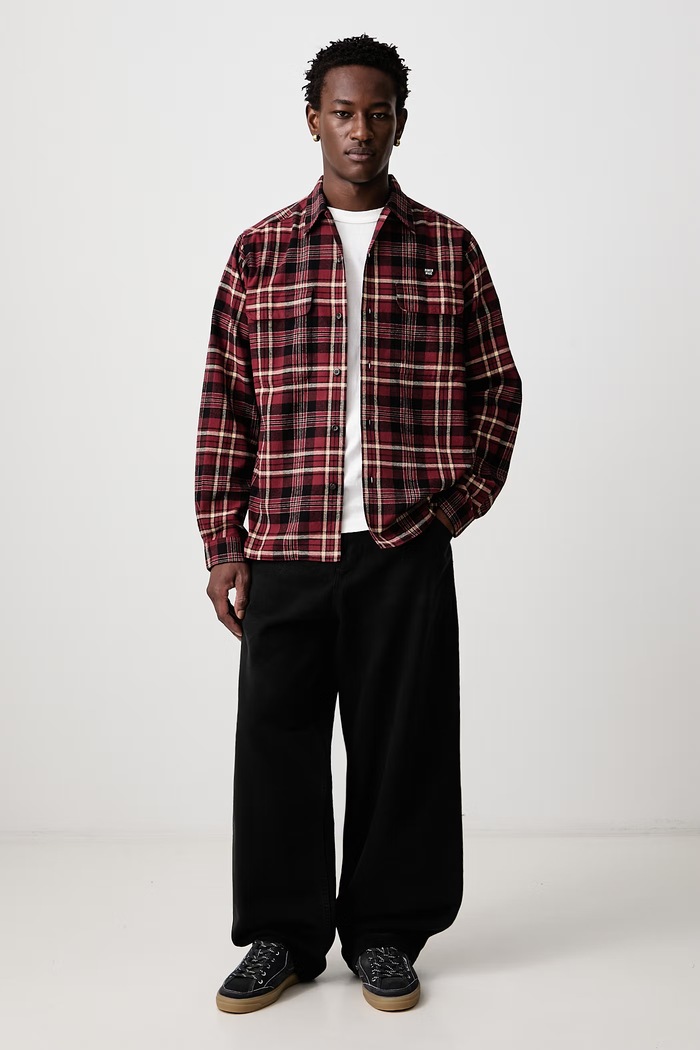 Human Made Shirt cotton Men's HM32SH007 red AW26