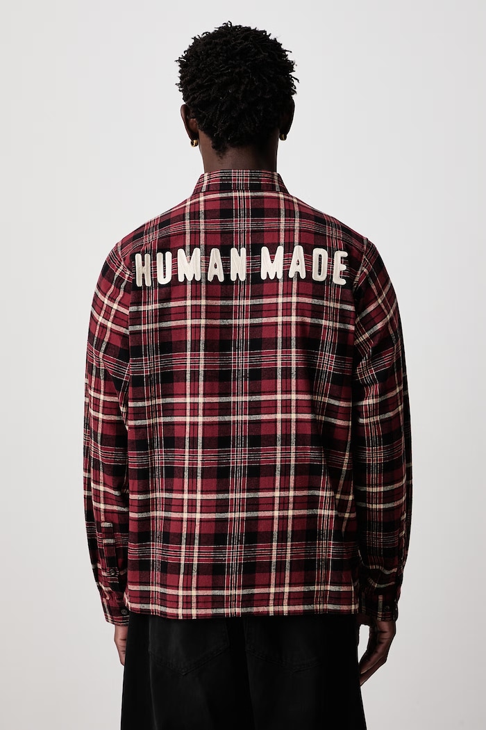 Clothing Human Made Shirt cotton Men's HM32SH007 red