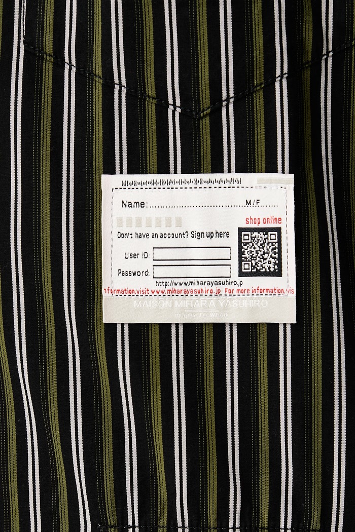 Maison MIHARA YASUHIRO Shirt cotton A17SH083