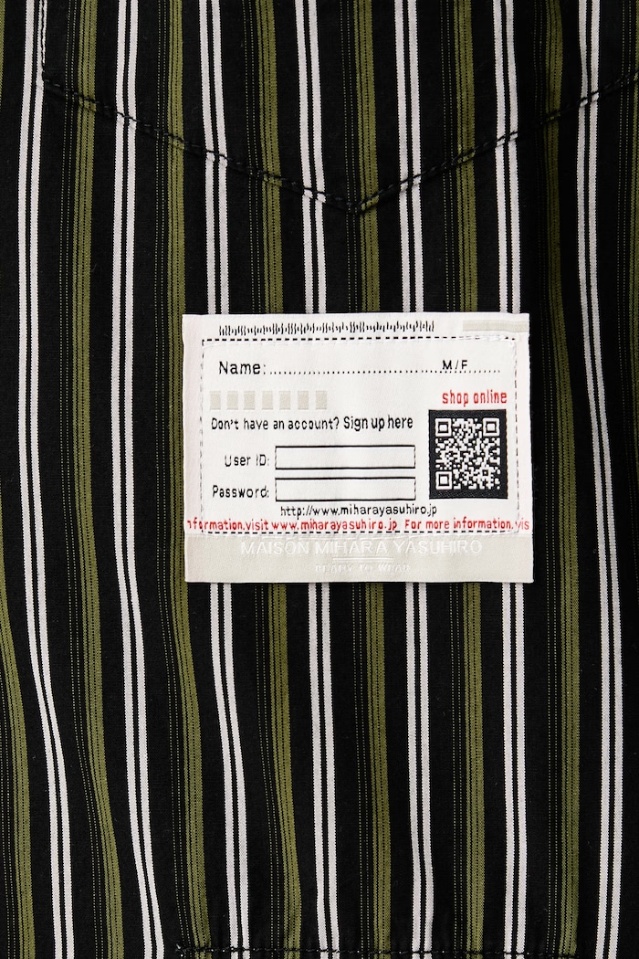 Maison MIHARA YASUHIRO Shirt cotton A17SH083