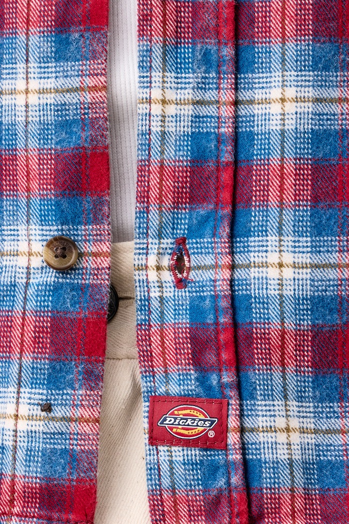 Koszula męska bawełniana Dickies niebieski DK0A8CHIL811