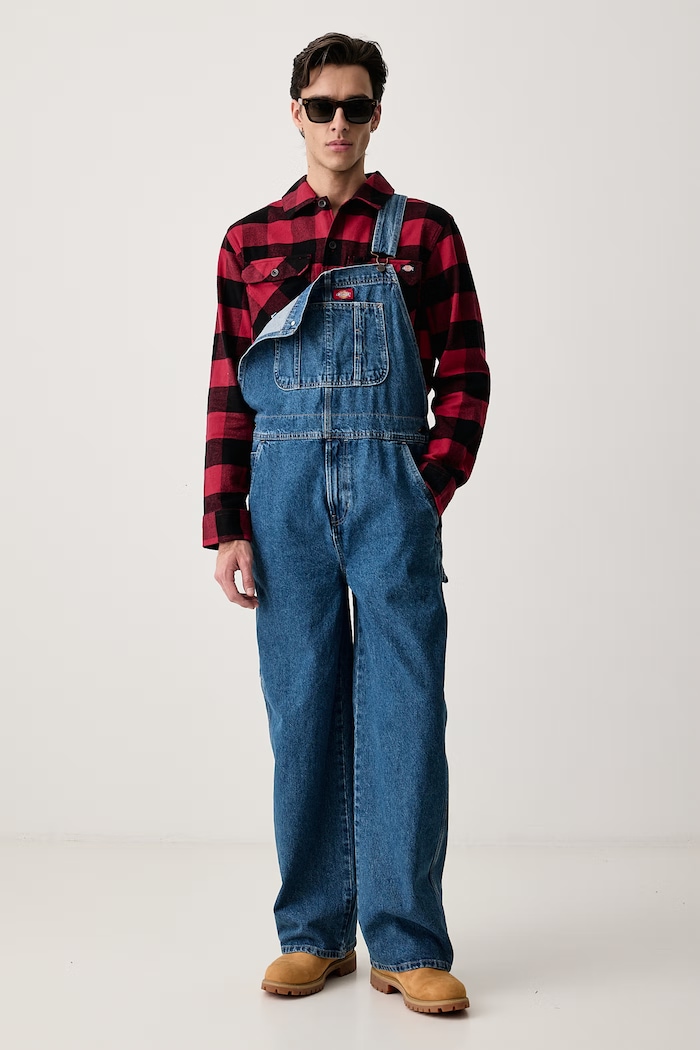 Dickies Koszula męska bawełniana DK0A4XDZL811 czerwony AW26