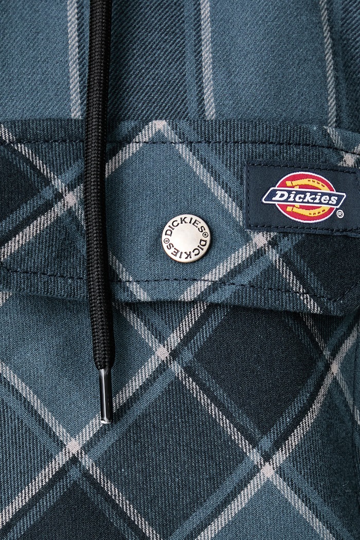 Kurtka koszulowa męska bawełniana Dickies turkusowy DK0A4XT80DN1