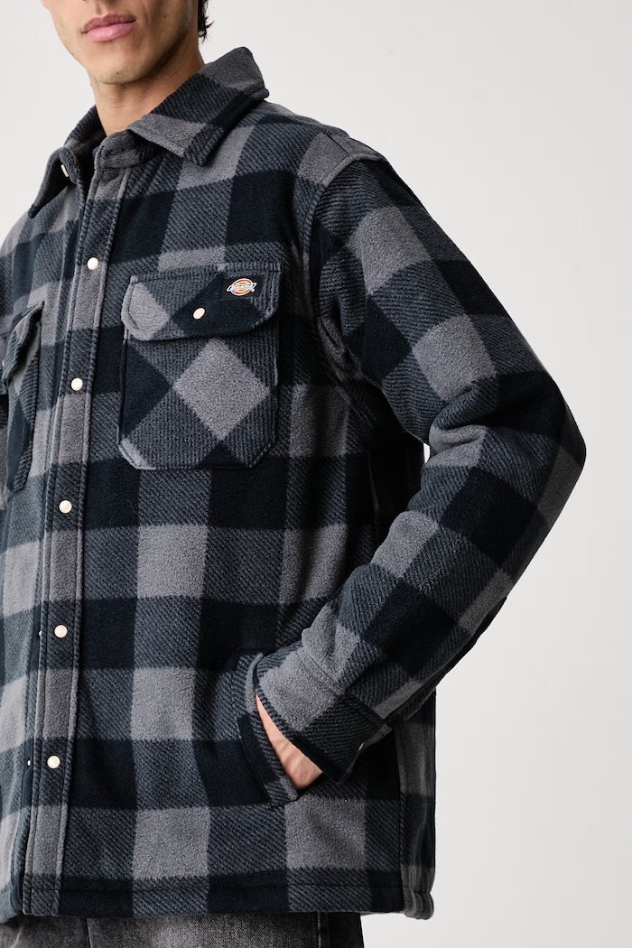 Kurtka przejściowa męska polarowa Dickies DK0A4XTABL81 szary