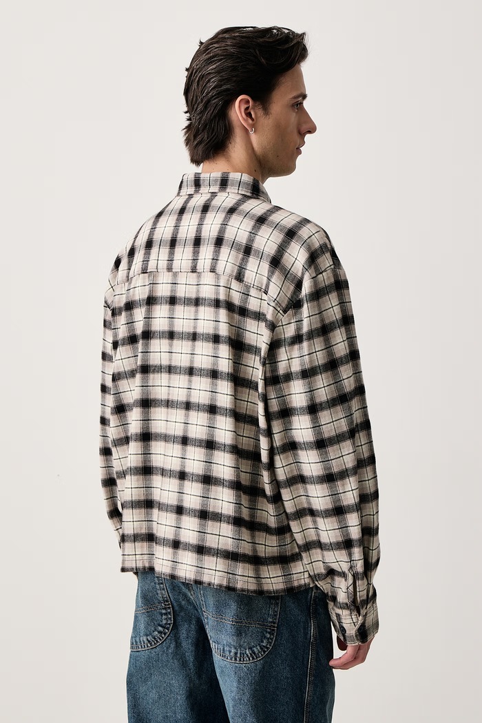 Odzież Dickies Koszula męska bawełniana DK0A8CHIBLK1 beżowy