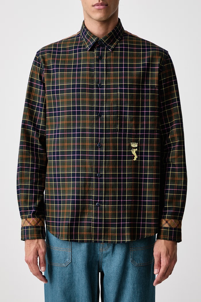 X PAUL SMITH koszula bawełniana męska Barbour multicolor MSH5851TN11