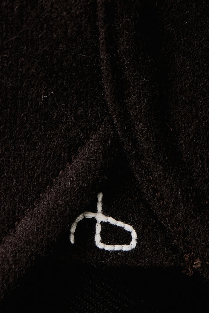 Koszula męska z wełną rag & bone RVC026FSMWO brązowy