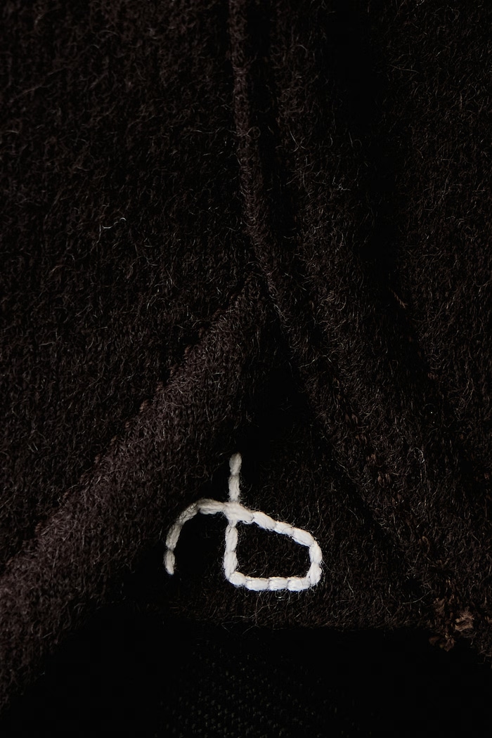 Koszula męska z wełną rag & bone RVC026FSMWO brązowy