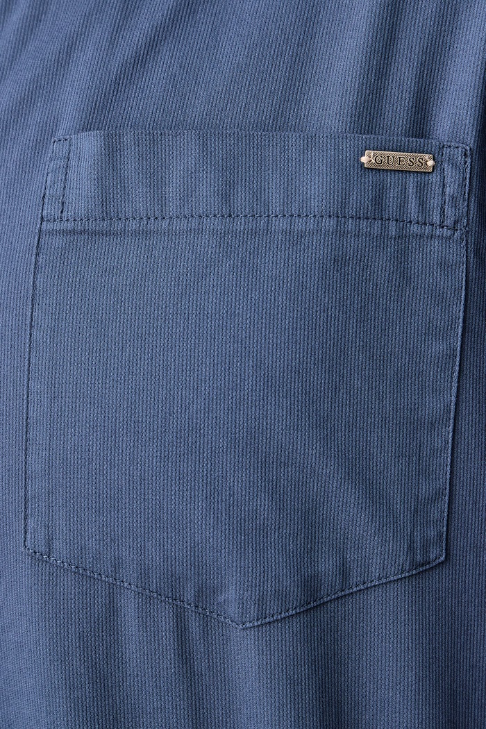 Koszula męska bawełniana Guess granatowy M6BH36.W4285