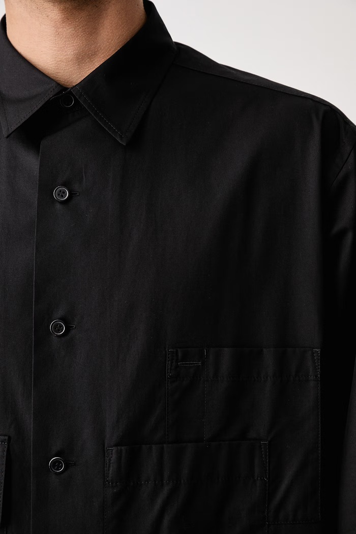 Yohji Yamamoto MULTI POCKET koszula bawełniana męska KN3626