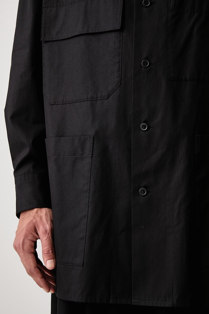 Yohji Yamamoto MULTI POCKET koszula bawełniana męska KN3626