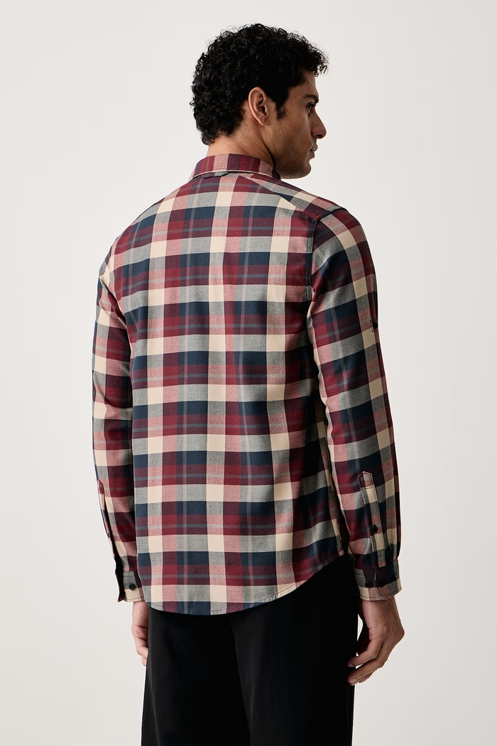 Odzież Fjallraven Koszula męska Fjällglim F12600356.555.352 granatowy