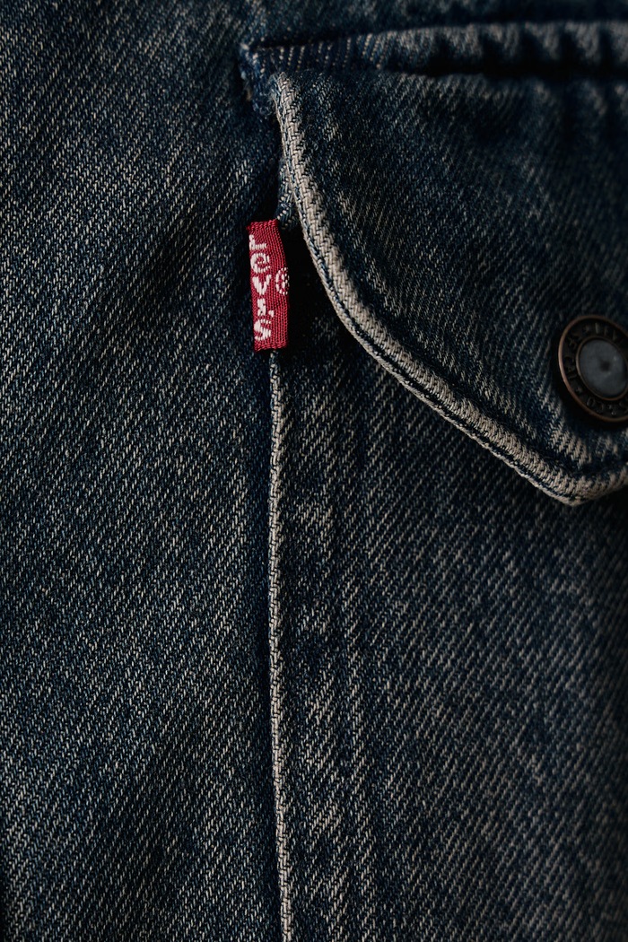Džínsová bunda pánska rifľová LENOX WESTERN OVERSHIRT Levi's modrá 0084Y