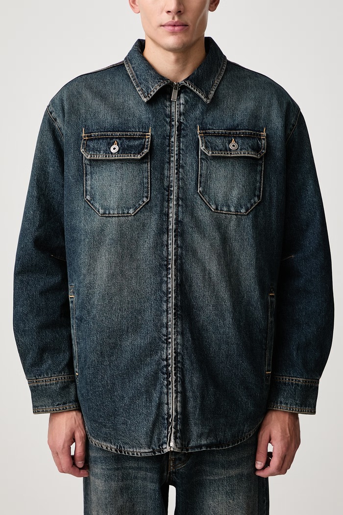 Bookish Workwear jacket denim Men's Off-White blue 44MYD05WF26D002461
