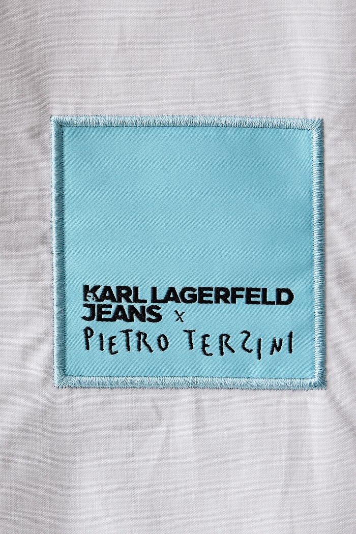 Karl Lagerfeld Jeans Košulja za muškarce od pamuka x Pietro Terzini B4M16022