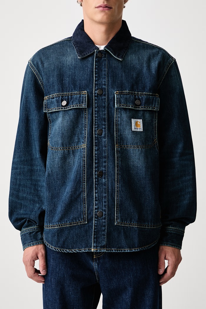 Oakland Shirt Jac koszula jeansowa męska Carhartt WIP niebieski I037532