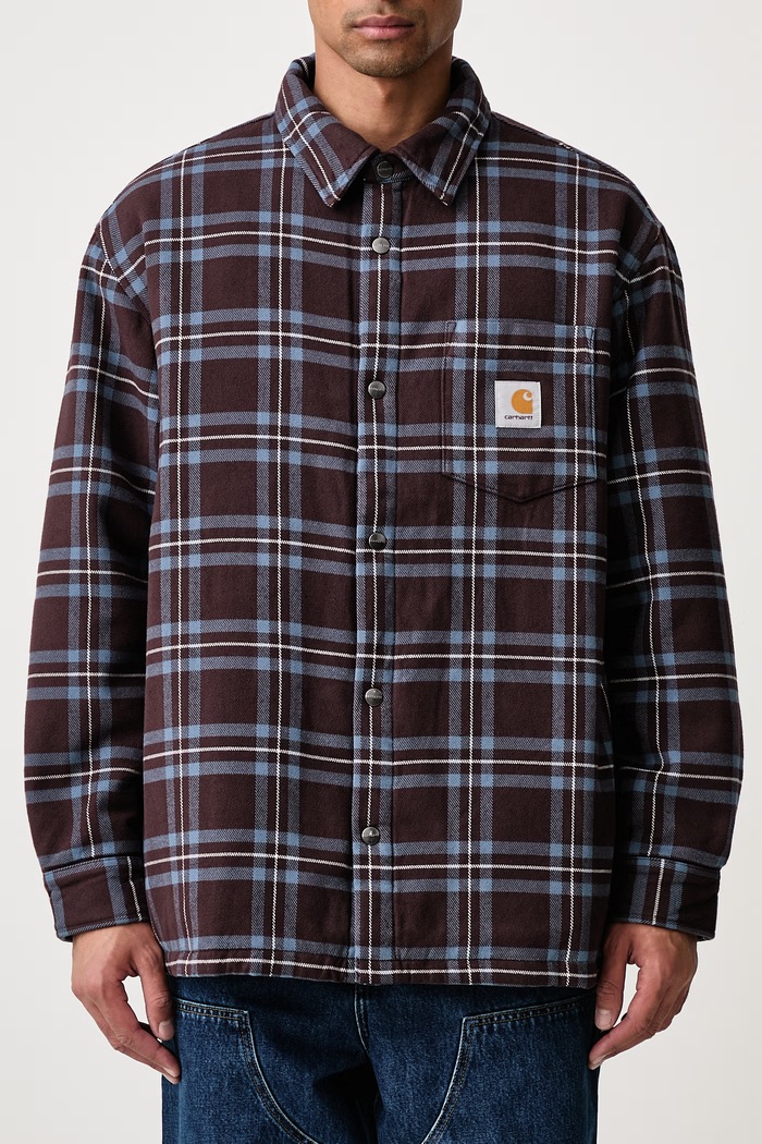 Baird Shirt Jac kurtka koszulowa bawełniana męska Carhartt WIP brązowy I037142