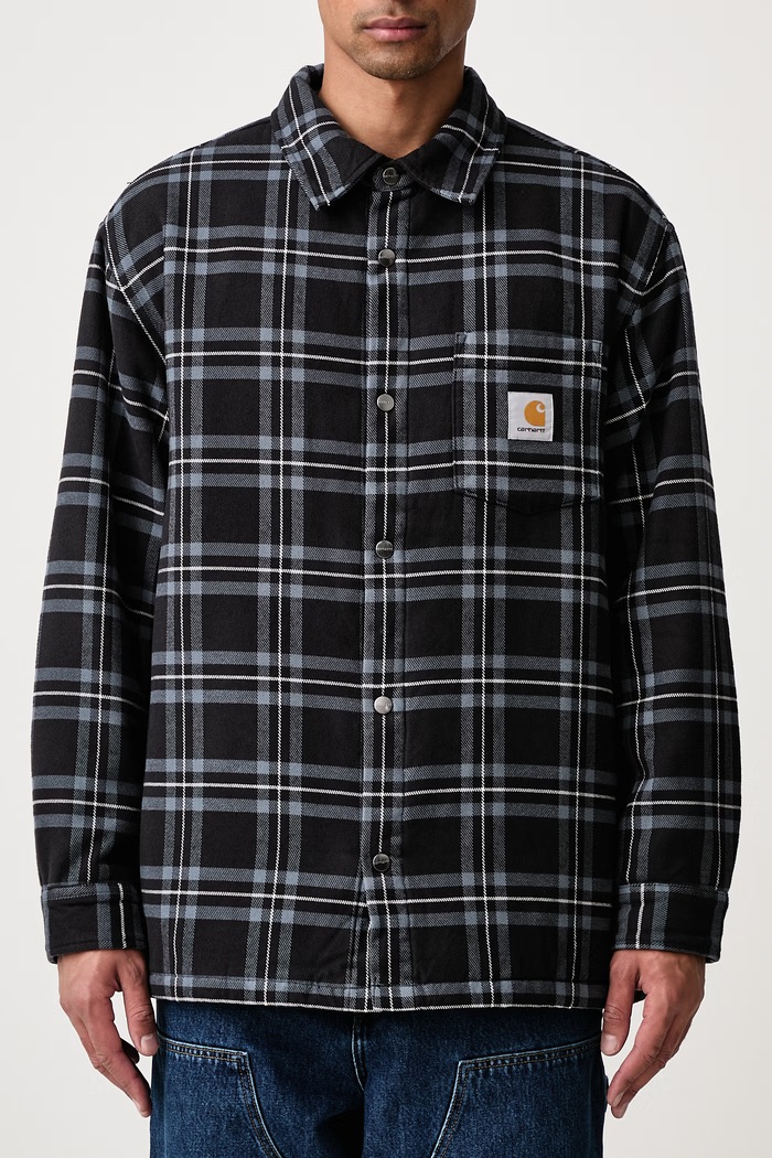 Baird Shirt Jac kurtka koszulowa bawełniana męska Carhartt WIP czarny I037142
