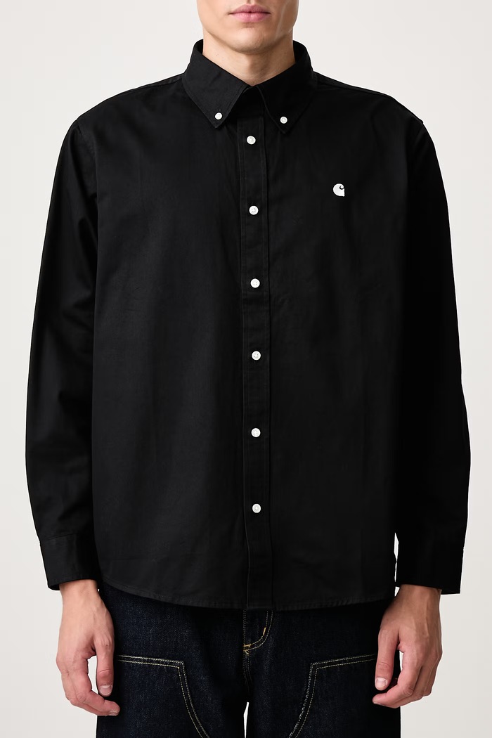 OG Madison Shirt cotton Men's Carhartt WIP black I037146