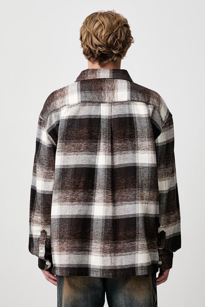 Odzież Carhartt WIP Esterson Shirt koszula bawełniana męska I037139 brązowy