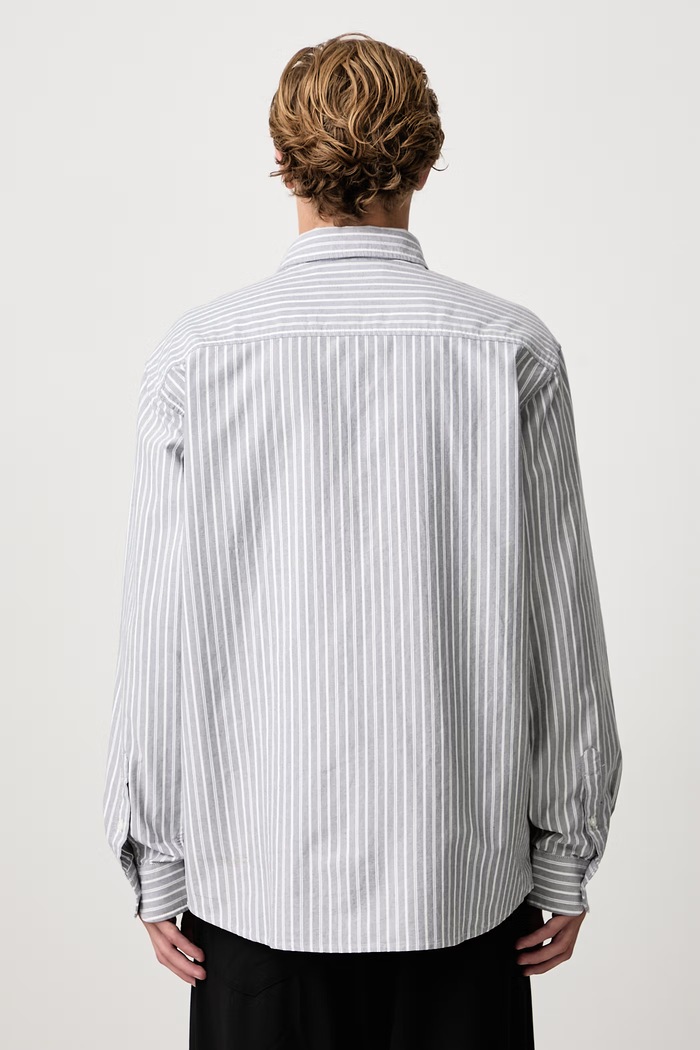 Abbigliamento Carhartt WIP Kanan Shirt camicia in cotone da uomo I037119 grigio