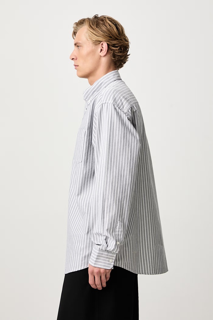 Kanan Shirt camicia in cotone da uomo Carhartt WIP I037119 grigio