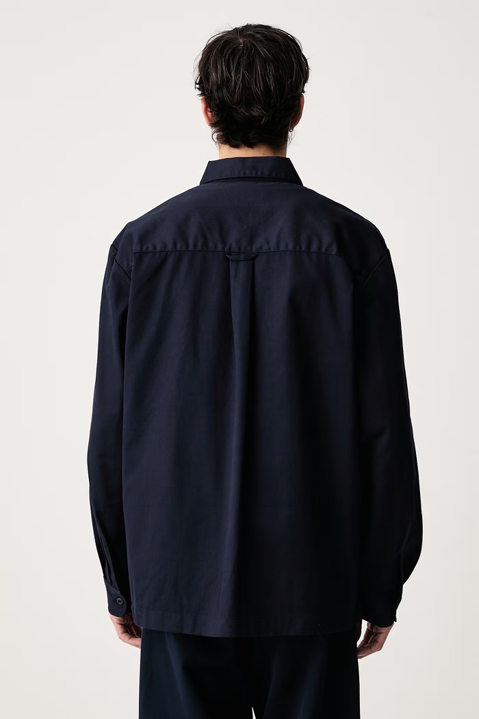 Odzież Carhartt WIP Craft Shirt koszula męska I033814 granatowy