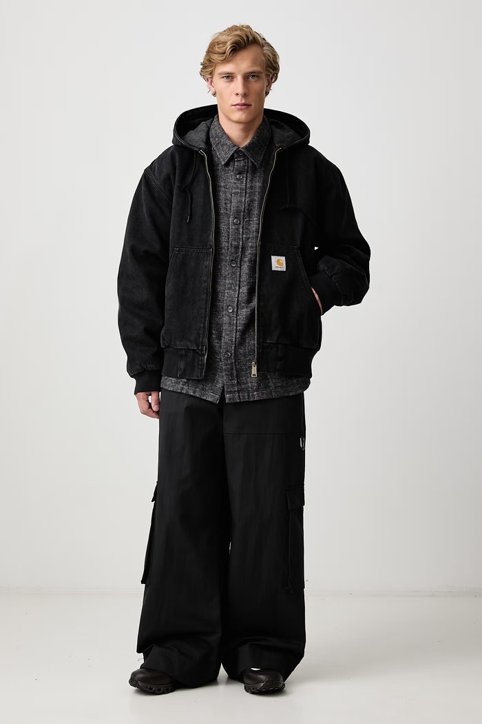 Carhartt WIP Bagley Shirt koszula bawełniana męska I037136 szary AW26
