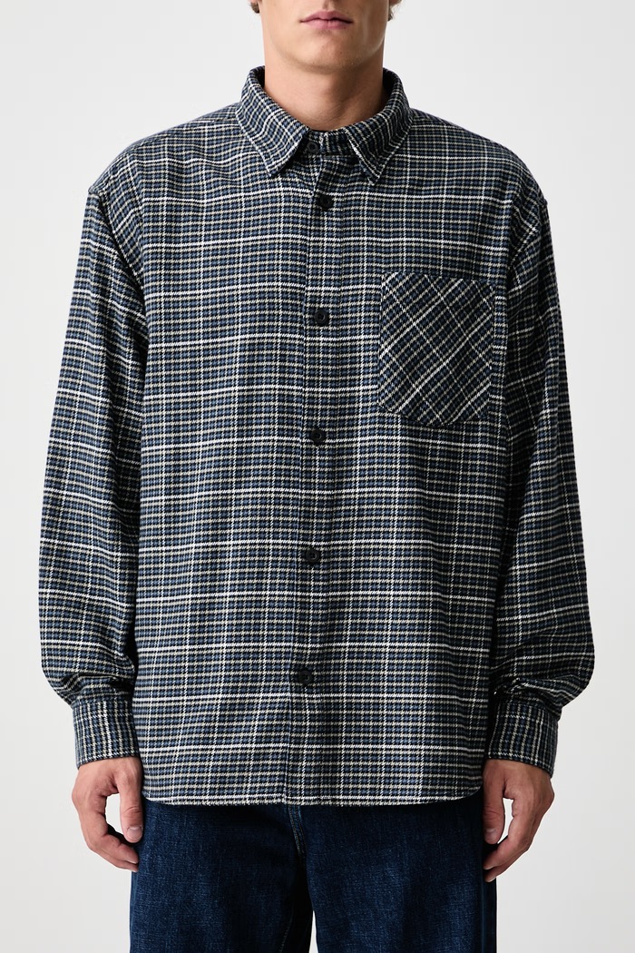 Todrick Shirt koszula bawełniana męska Carhartt WIP granatowy I037134
