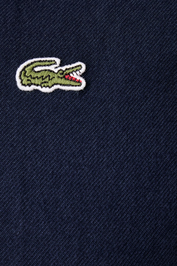 Koszula męska bawełniana Lacoste CH8724 granatowy