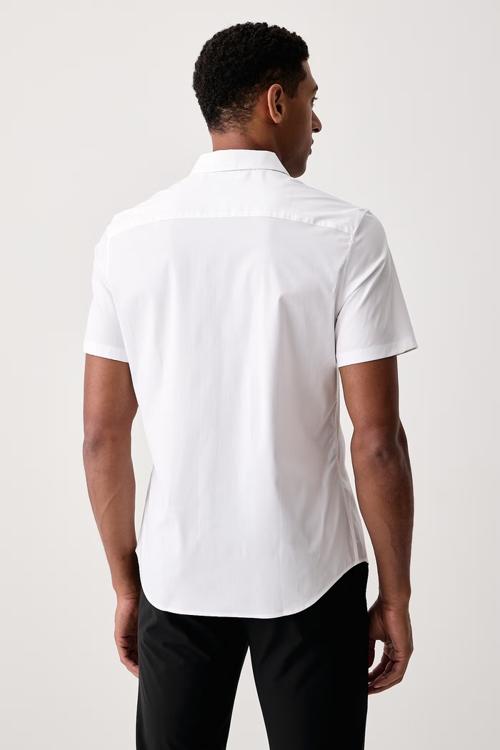 Odzież Calvin Klein Koszula męska z bawełną LV04LB147G biały