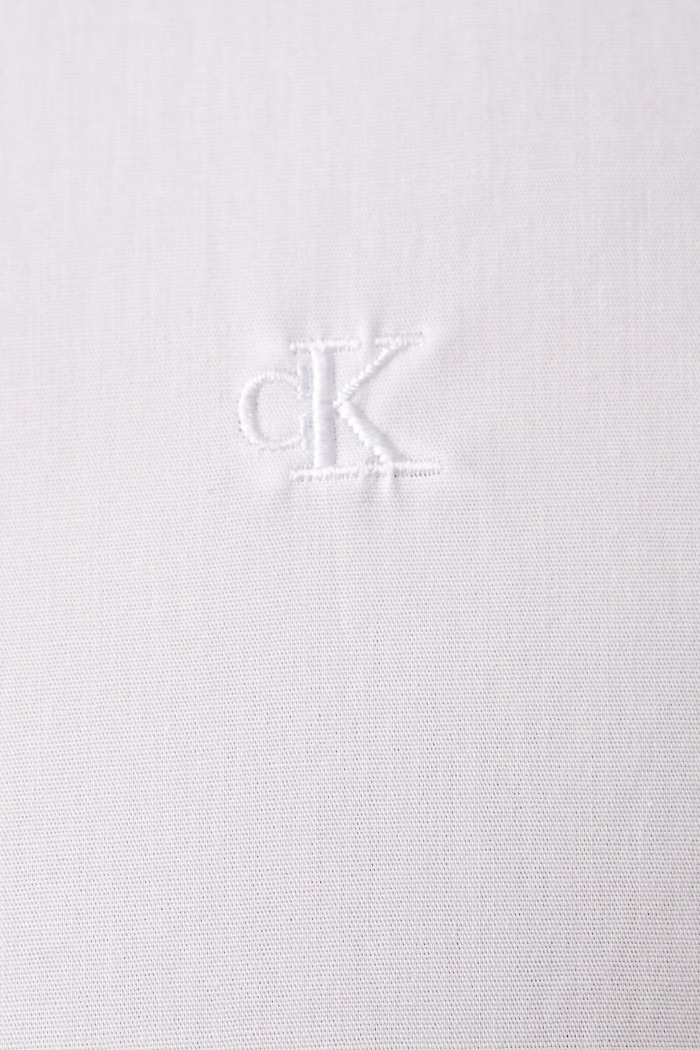 Koszula męska z bawełną Calvin Klein biały LV04LB147G