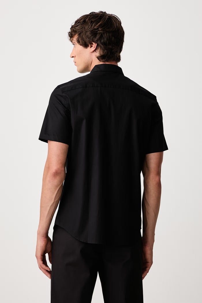 Odzież Calvin Klein Koszula męska z bawełną LV04LB147G czarny